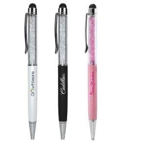 Crystal Pens with Stylus